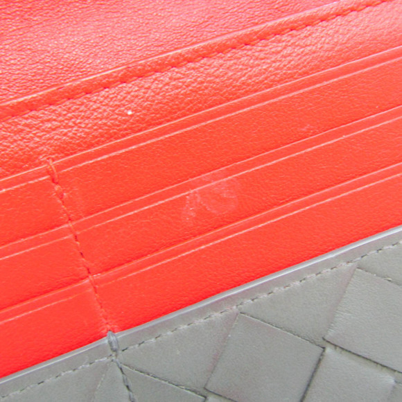 Bottega Veneta Intrecciato 134075 Women,Men Leather Long Wallet (bi-fold) Dar... - Picture 8 of 14